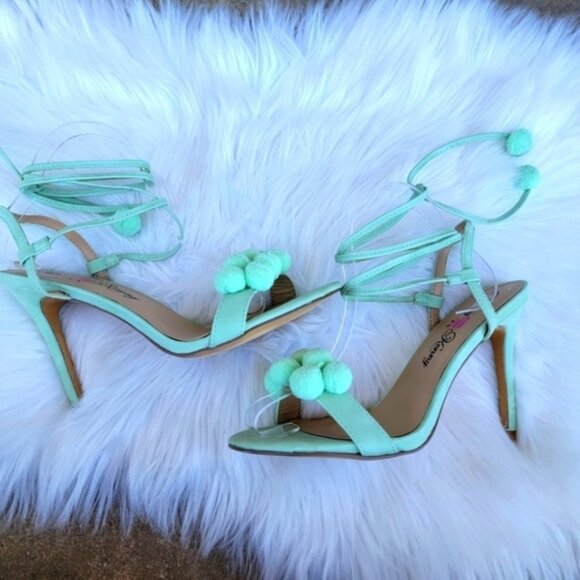 Penny Loves Kenny Shoes - Penny Loves Kenny Pom Pom Heels 9